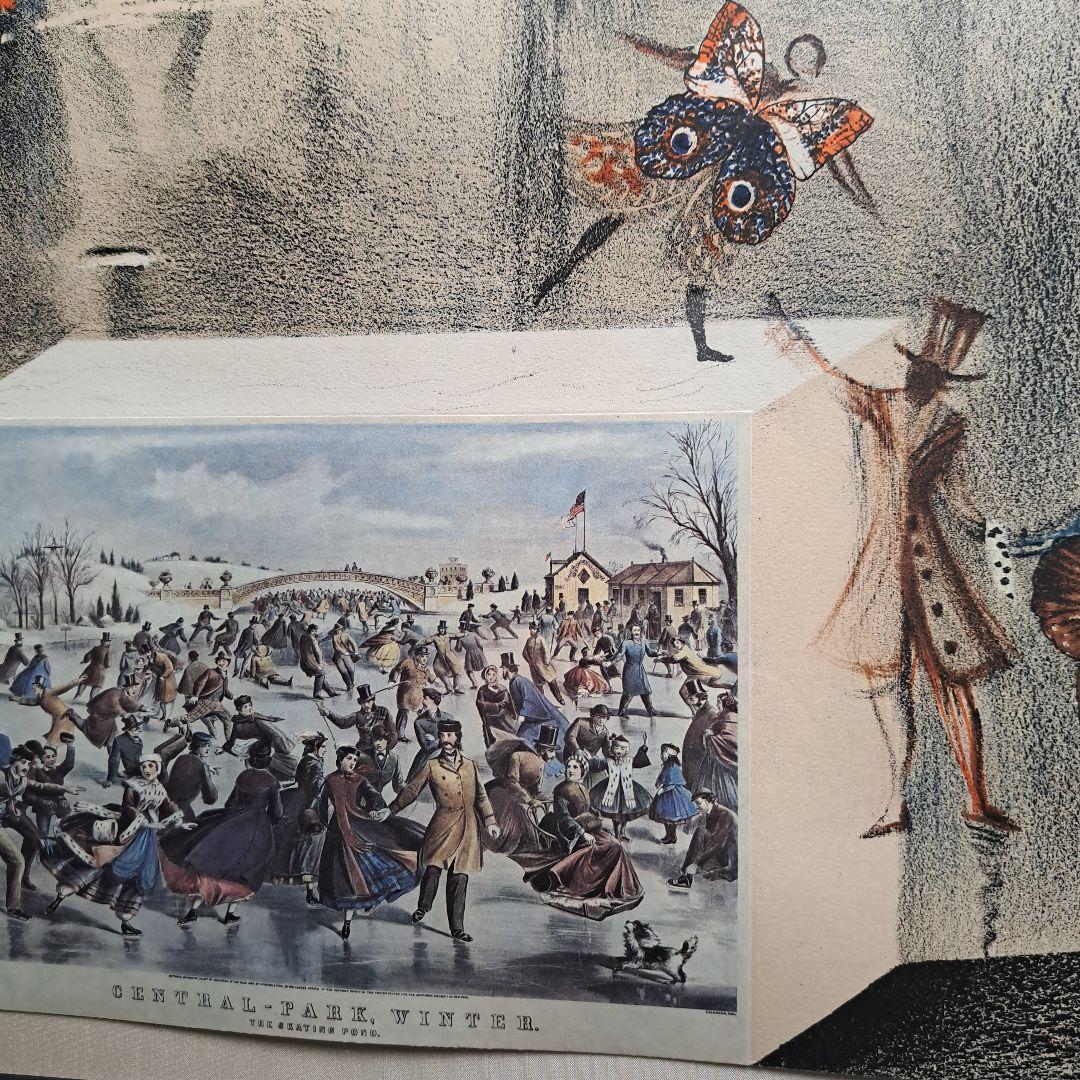 サルバドール ダリ リトグラフ 冬のセントラルパーク