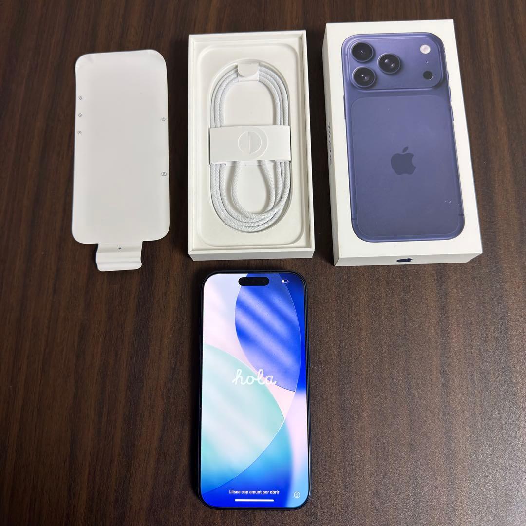 【キトポケ】iPhone 17 pro 256G simフリーデープブルー