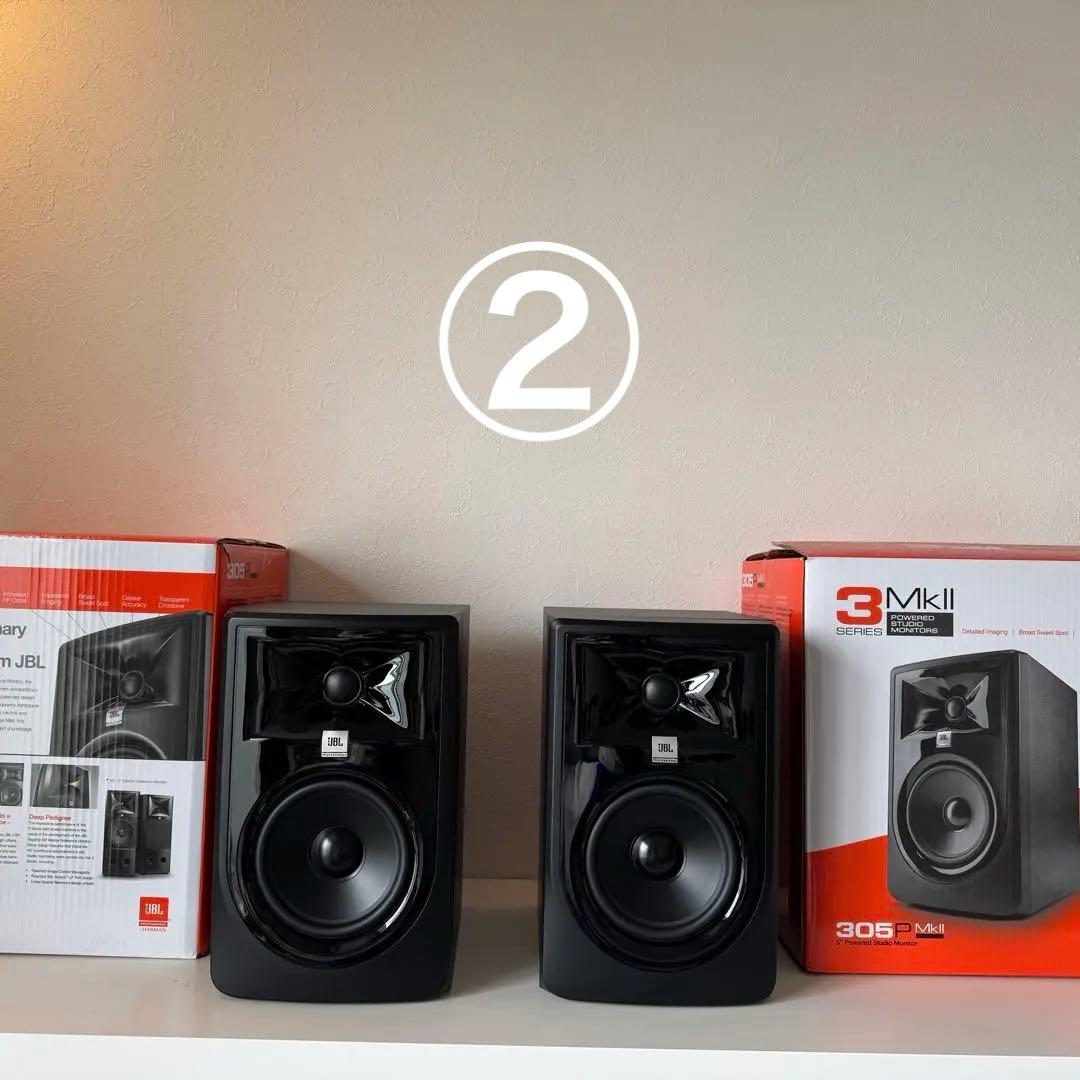 JBL 3MkII スピーカー ・サイズの関係で一台ずつ