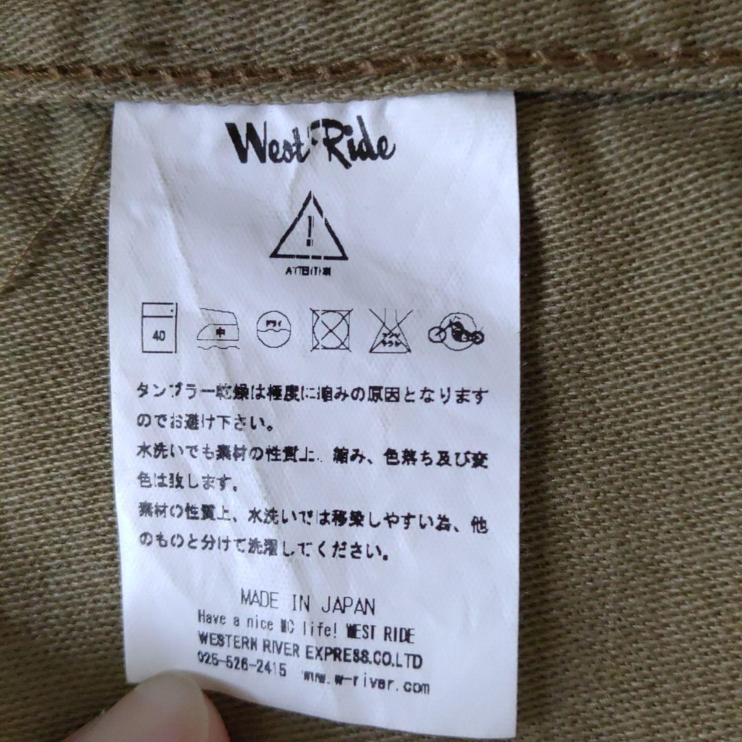 美品ウエストライド　WESTRIDE 24SS 「W-44 JACKET」38M