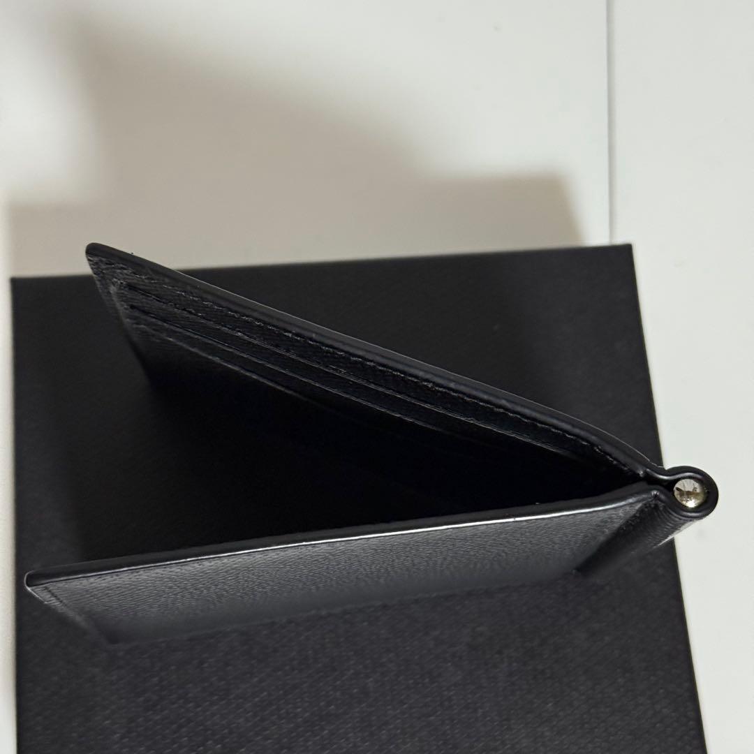 ⭐️極美品⭐️ダンヒル　マネークリップ　グレインレザー　メンズ　ブラック