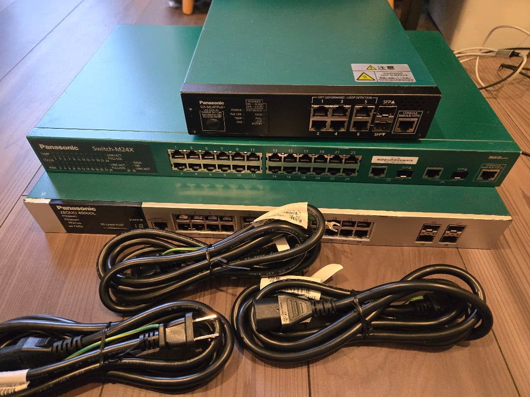 ルーター・ネットワーク機器 Panasonic4500DLSwitch-M24MGA-MLi4TPoE+24