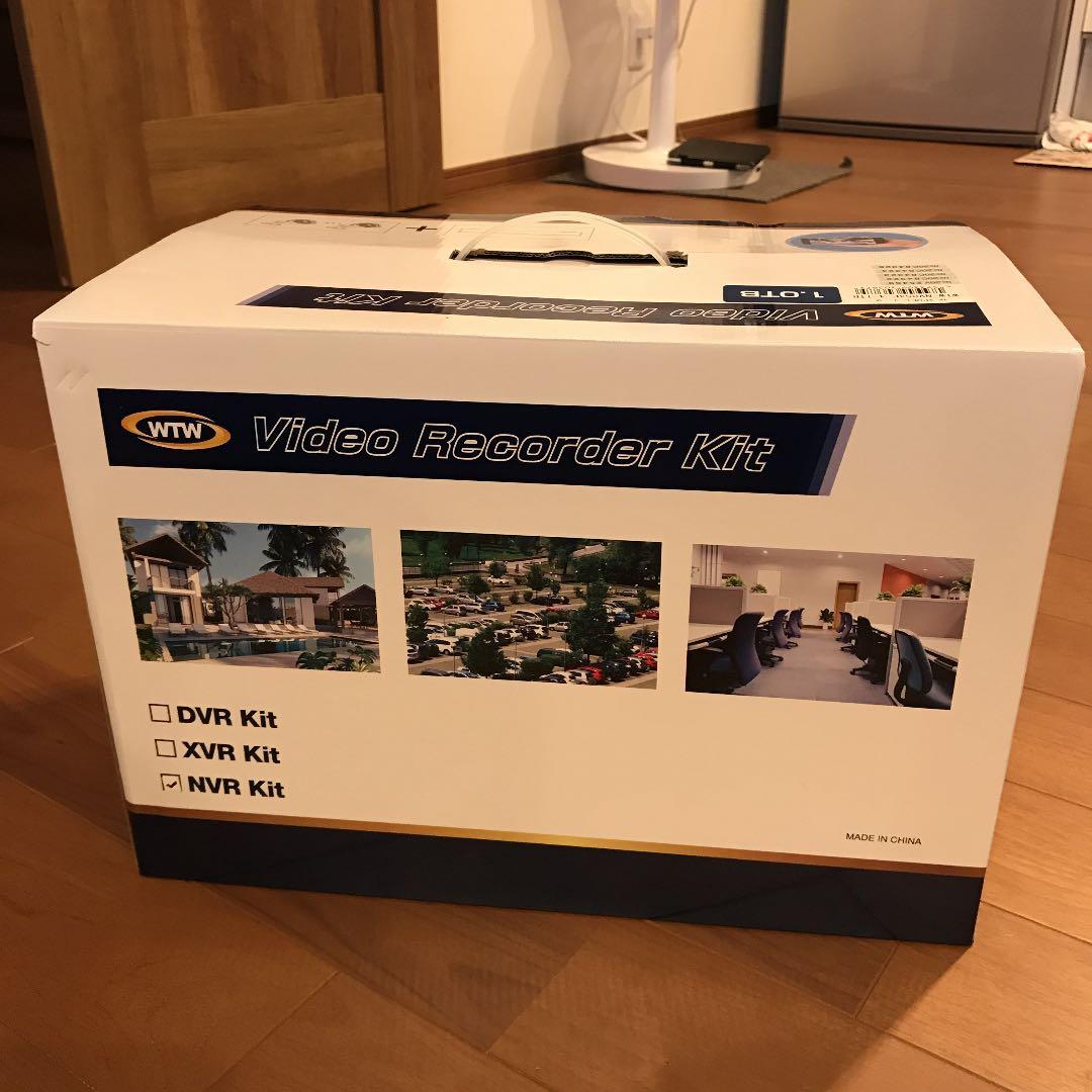 WTW ビデオレコーダー　4k XPOE WTW-NV 854E-4-1TB