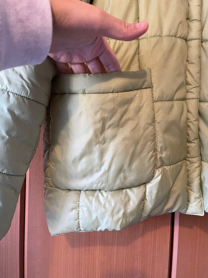 paloma wool パロマウール キルティング ダウン jkグリーン M