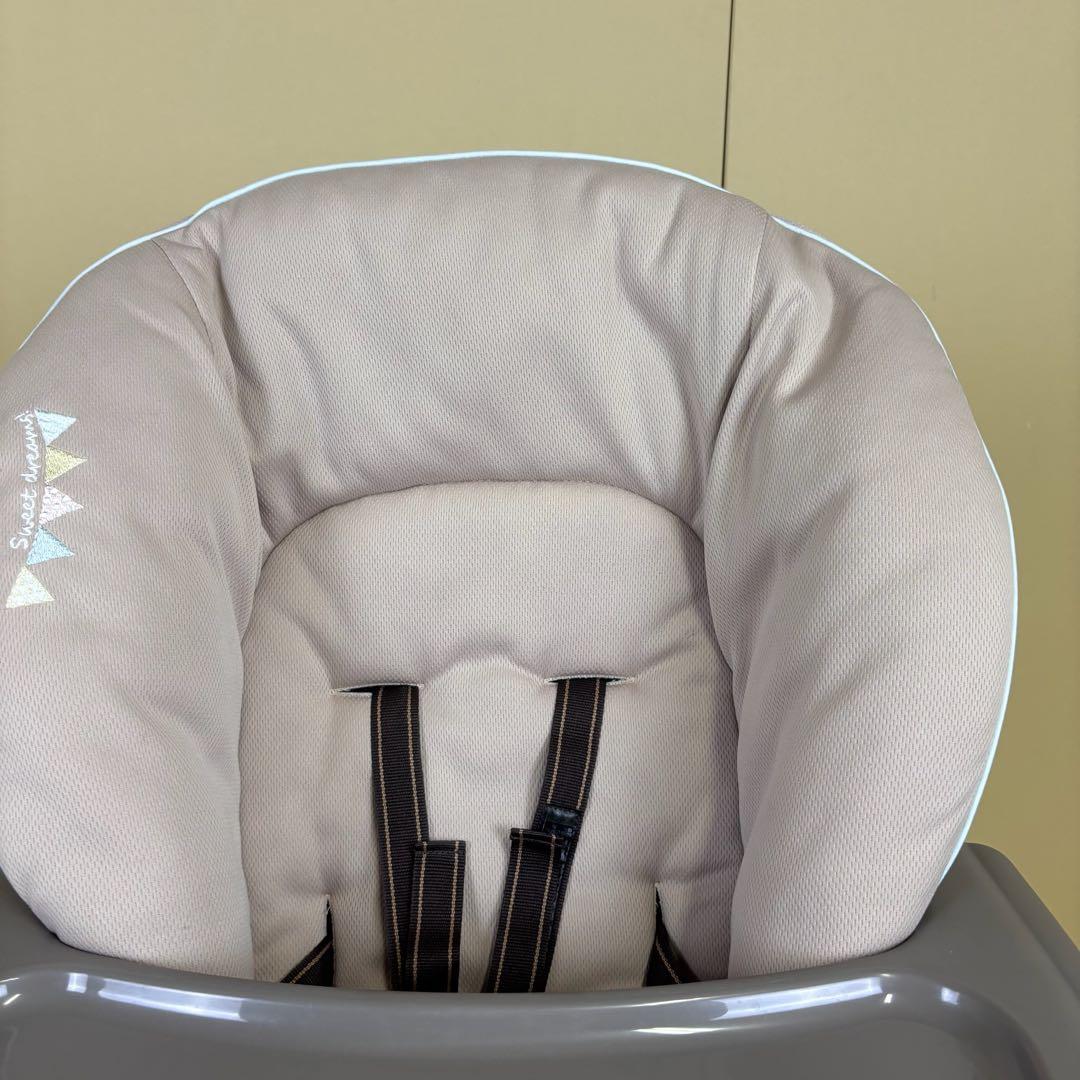 極上クリーニング済　☆美品☆　コンビ　ハイローベッド＆チェア　ネムリラ　グレー