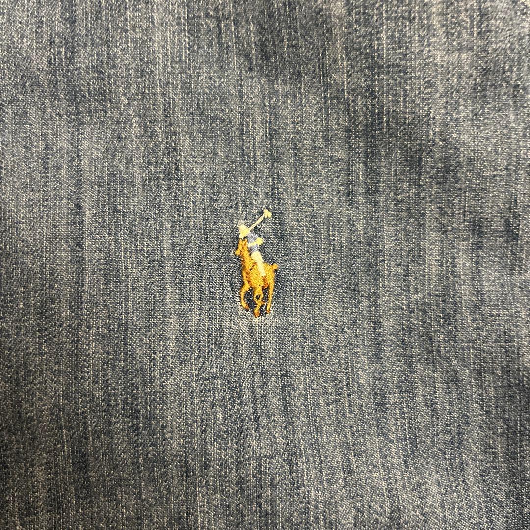 ラルフローレン デニムシャンブレー ボタンダウンシャツ