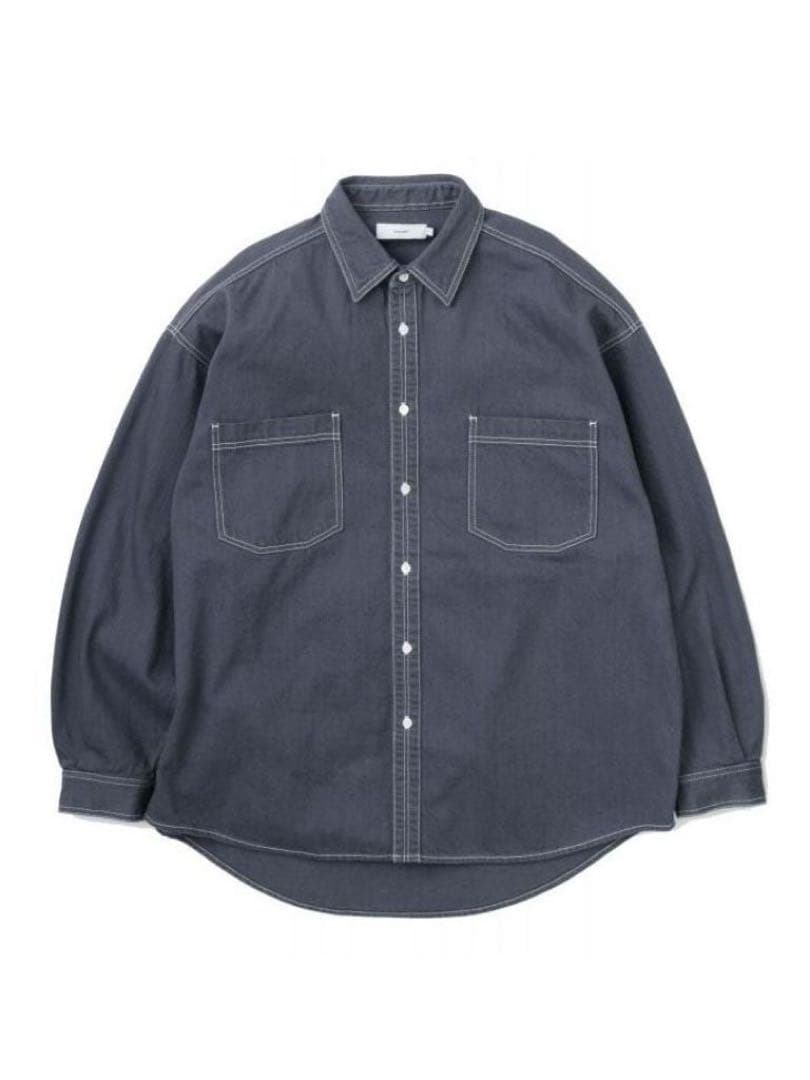 トップス Graphpaper Denime Regular Collar Shirt