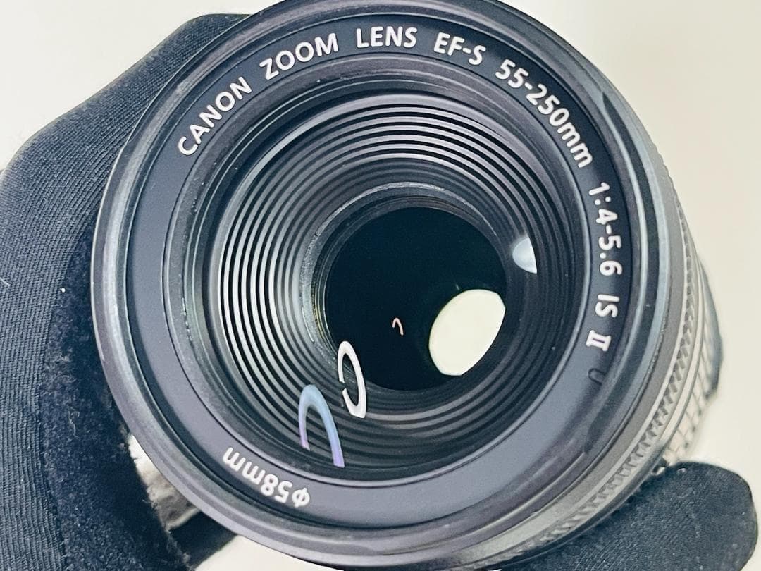 美品☘️キャノン EF-S 55-250mm 4-5.6 IS II 望遠レンズ