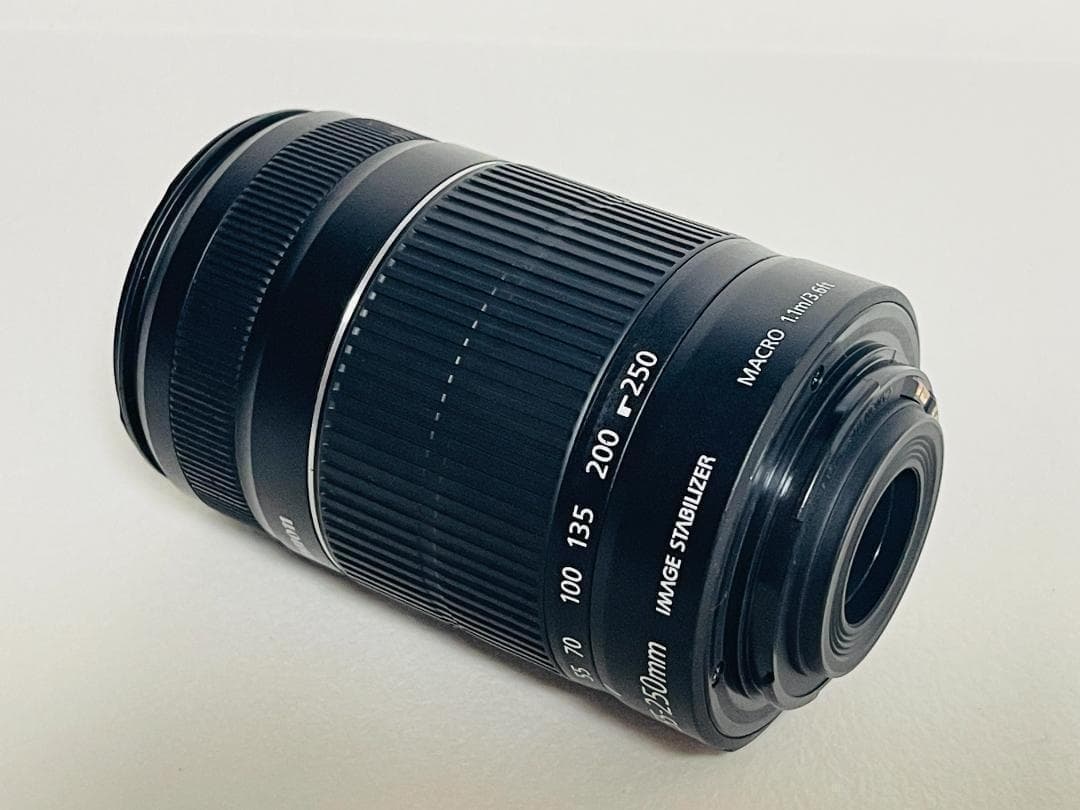 美品☘️キャノン EF-S 55-250mm 4-5.6 IS II 望遠レンズ
