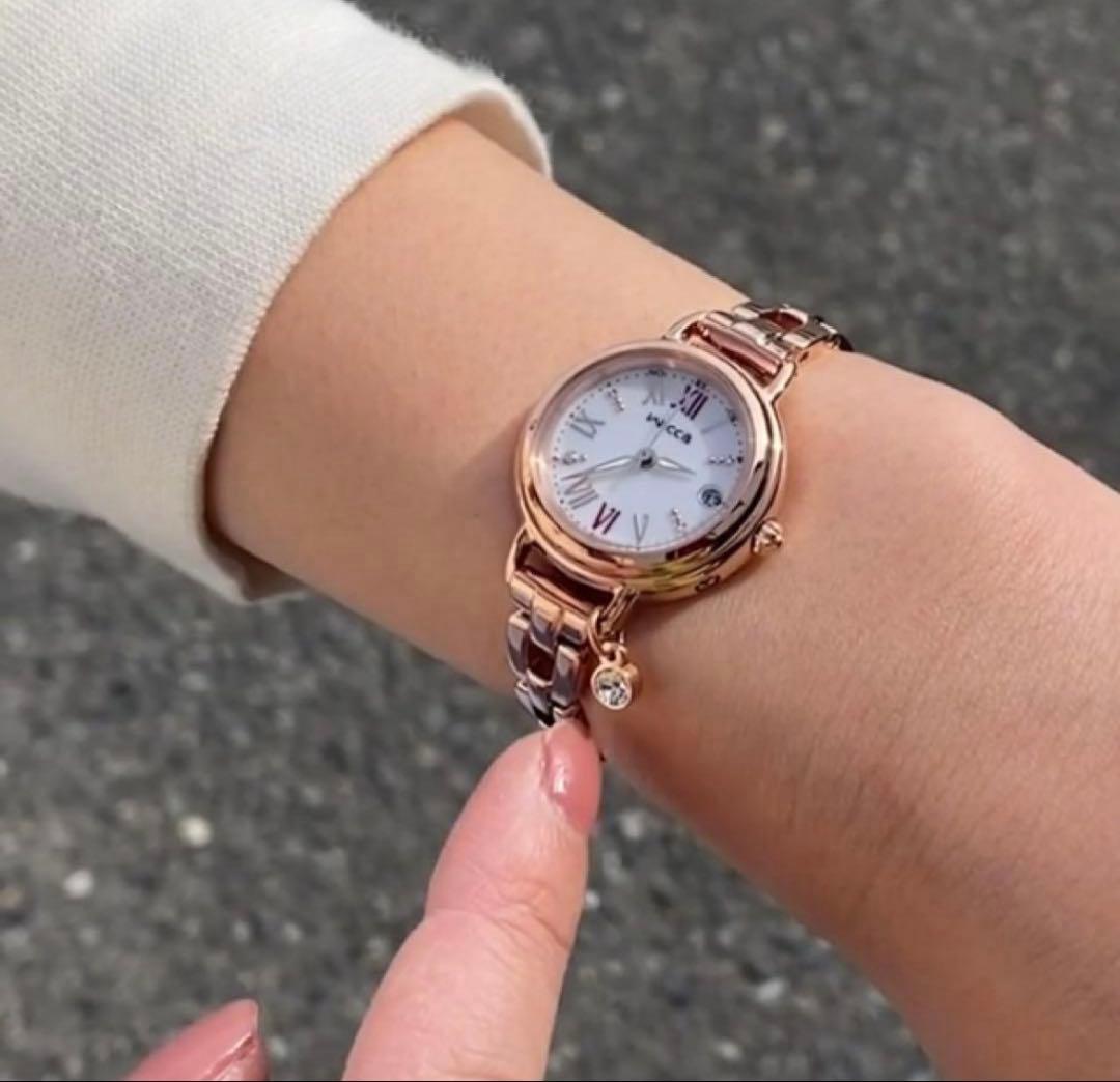 Wicca ソーラー式電波時計 KL0-561-15