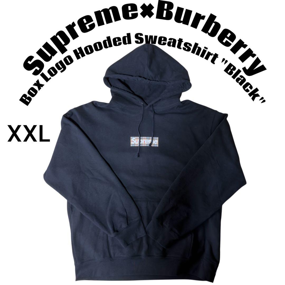 Supreme×Burberry Box Logo Hooded パーカー