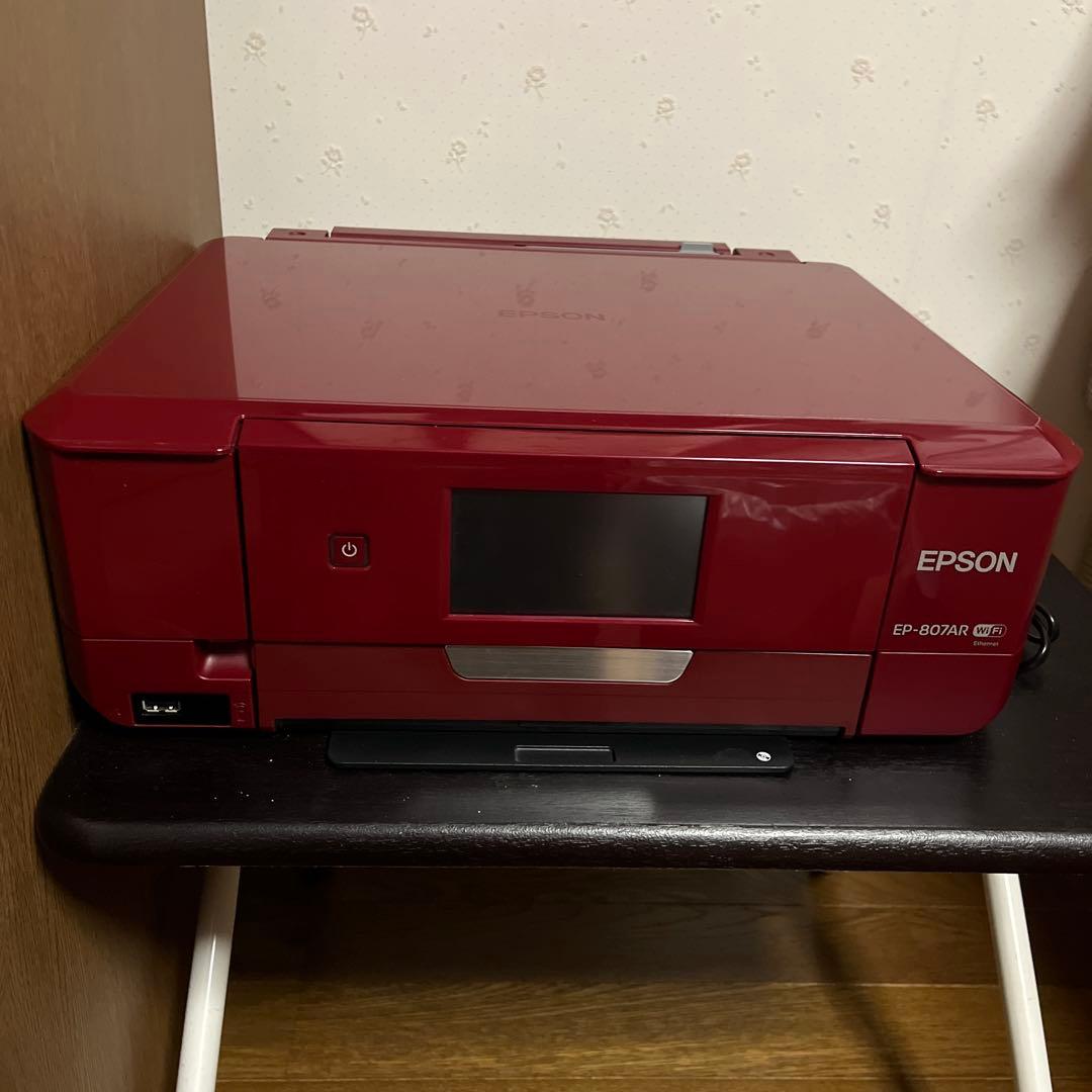 EPSON EP-807AR 赤色 プリンター