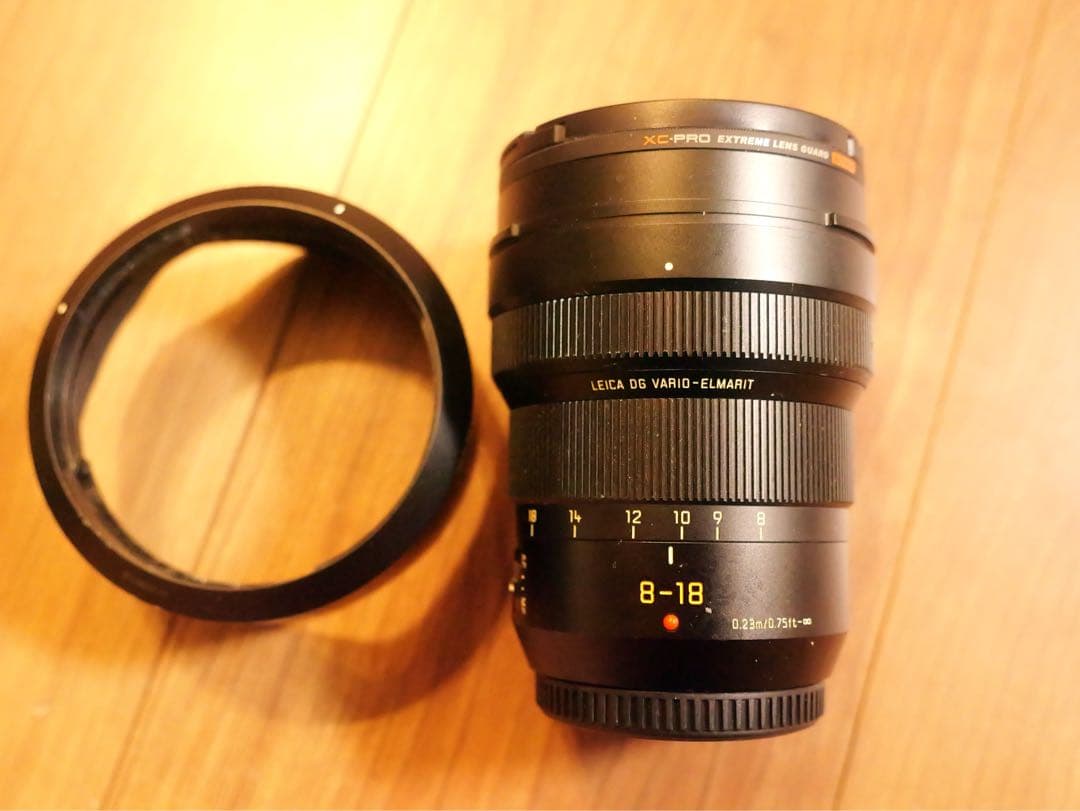 マイクロフォーサーズ 広角8-18mm f/2.8-4.0 H-E08018