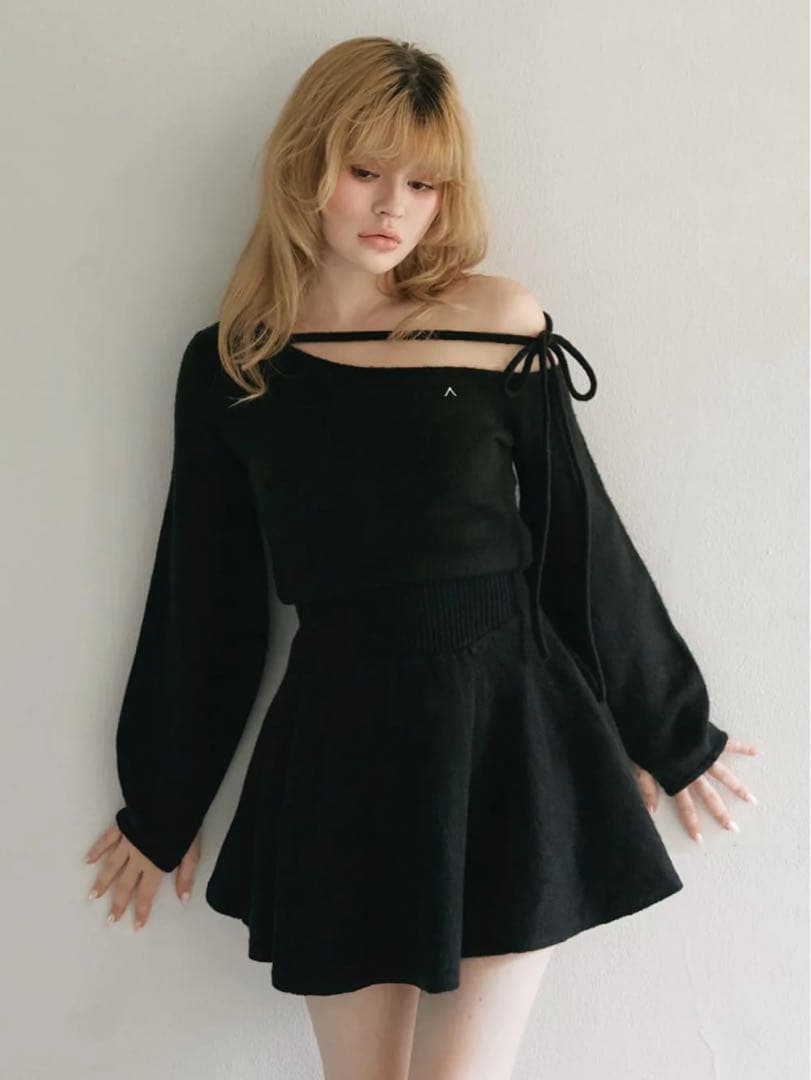 ワンピース andmary Rhoda flare mini dress