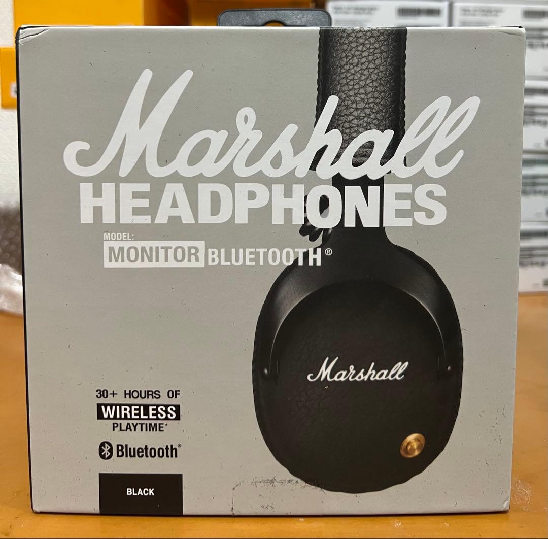 Marshall Monitor Bluetooth ヘッドフォン ブラック