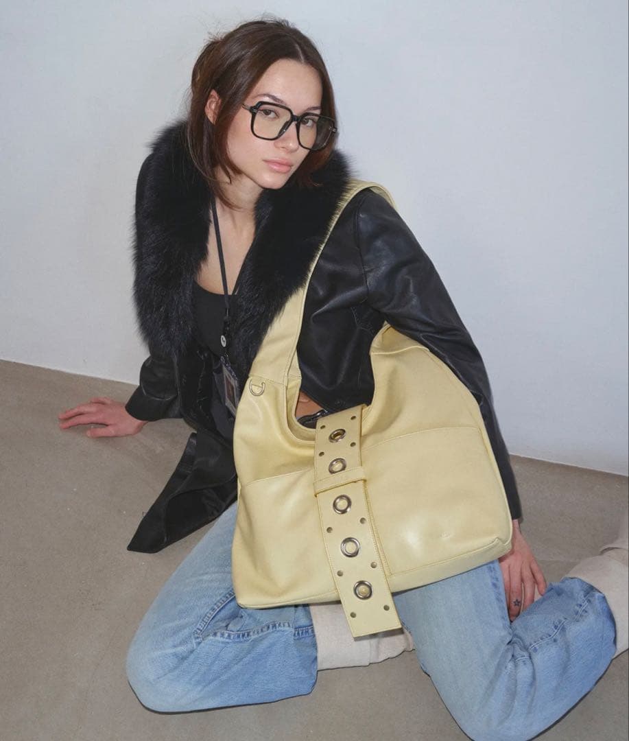 バッグ hieta Masha / Lemon Yellow