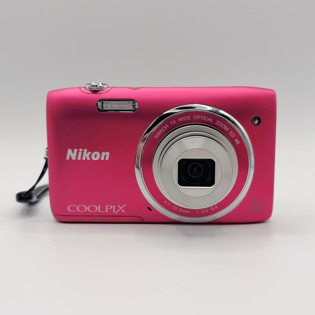 Nikon COOLPIX S3500 コンパクトデジタルカメラ ピンク