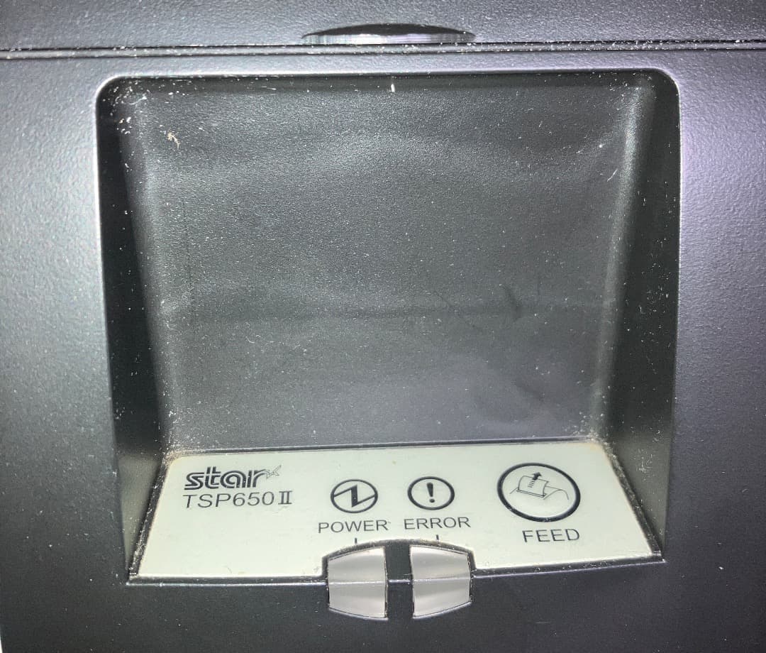 STARサーマルプリンター　TSP650II 　Bluetooth接続機