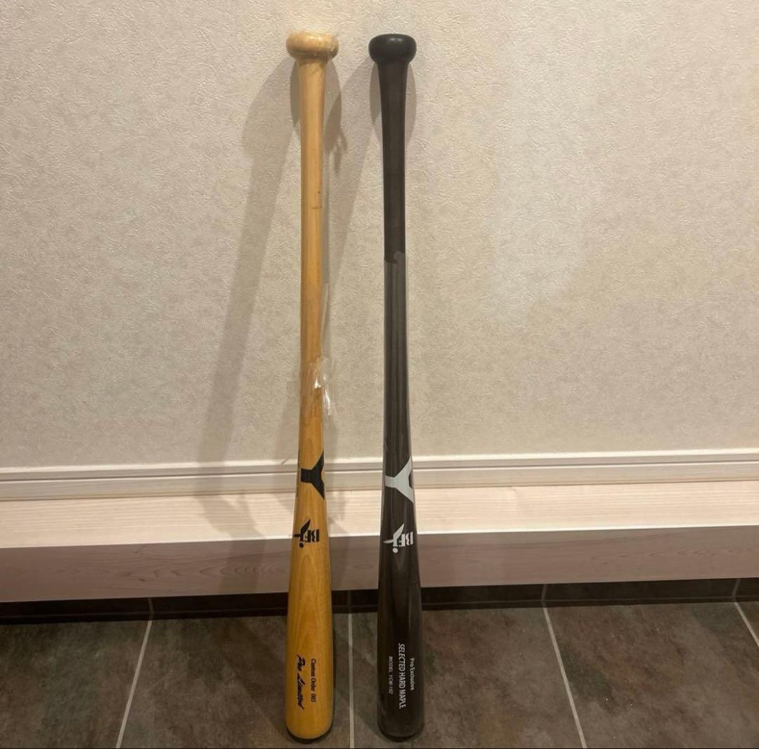 【週末値下げ】【未使用】ヤナセ　木製硬式バット2本セット