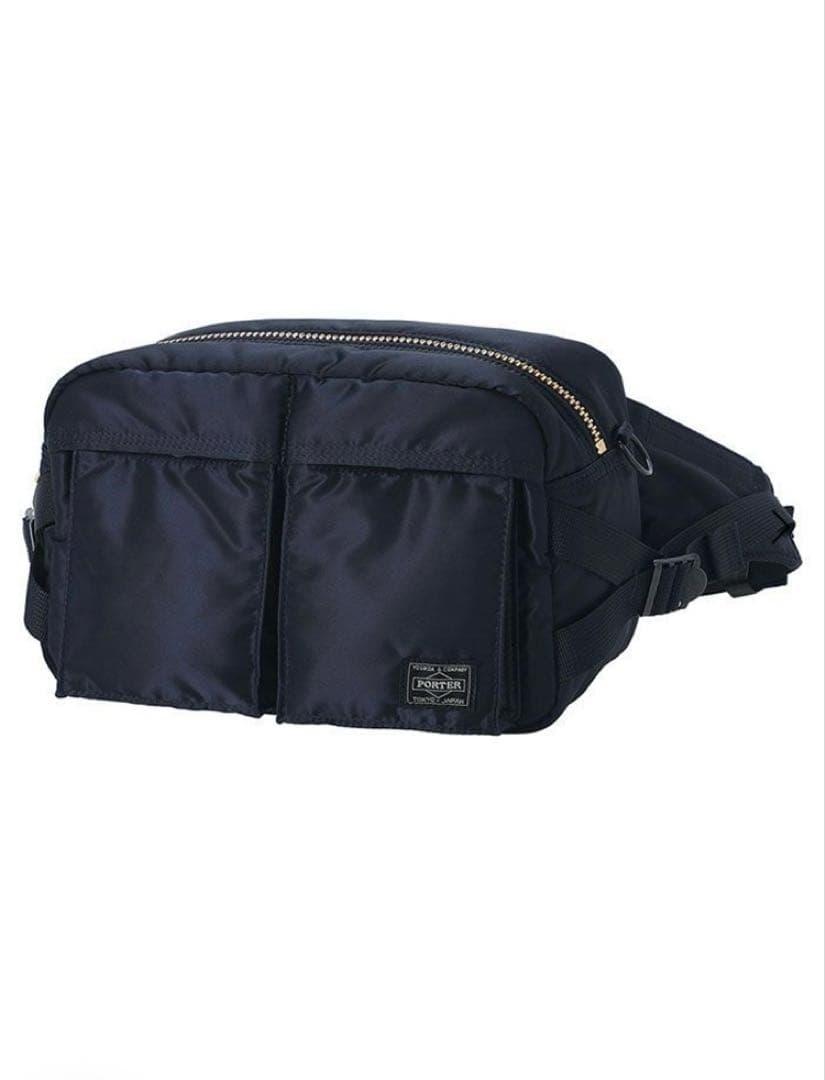 新品未使用☆ ポーター PORTER ウエスト バッグ アイアンブルー ネイビー
