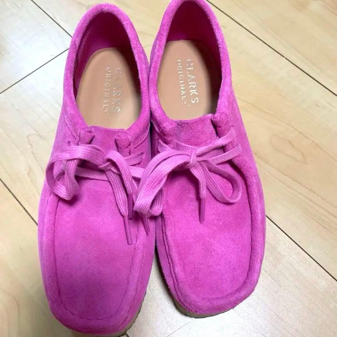 M*O様 Clarks ピンク ワラビー　23.5cm