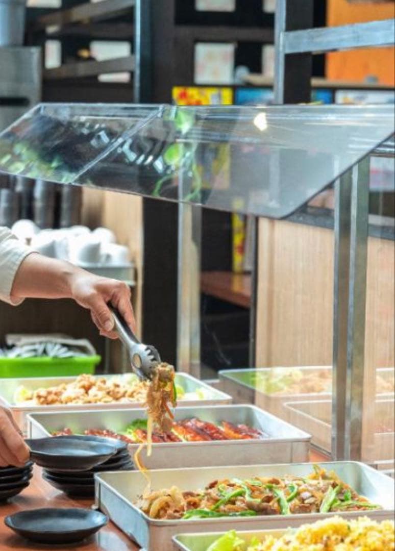 アクリル ショーケース ビュッフェ 幅890mm テイクアウト