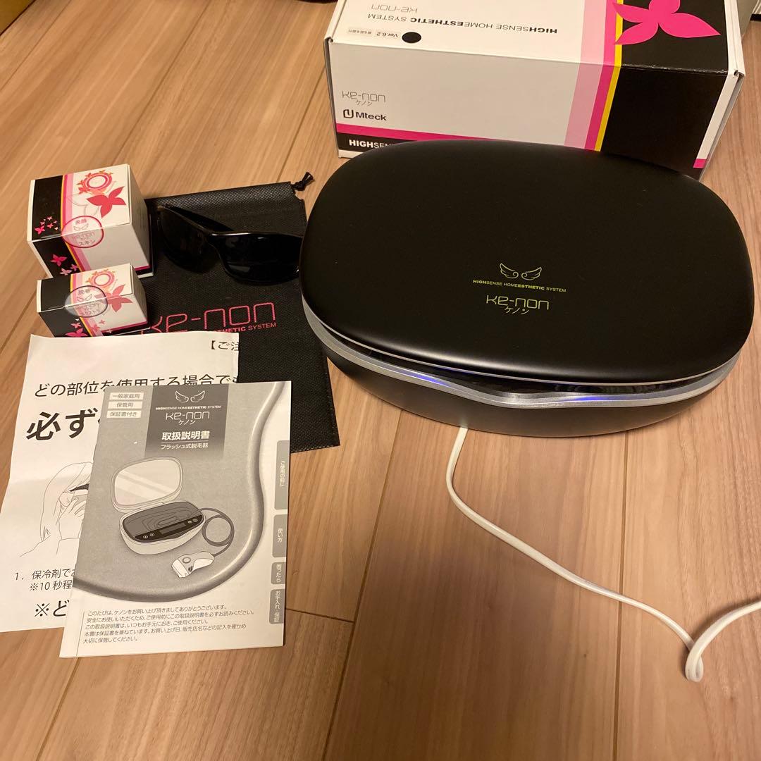 【美品】ケノン KE-NON Ver6.2 光脱毛器　ブラック