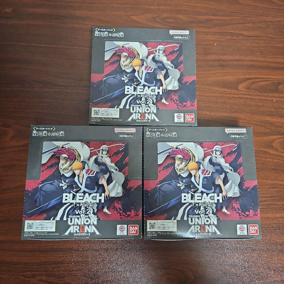 ユニオンアリーナ　BLEACH Vol.2 3BOXテープ付き　新品未開封