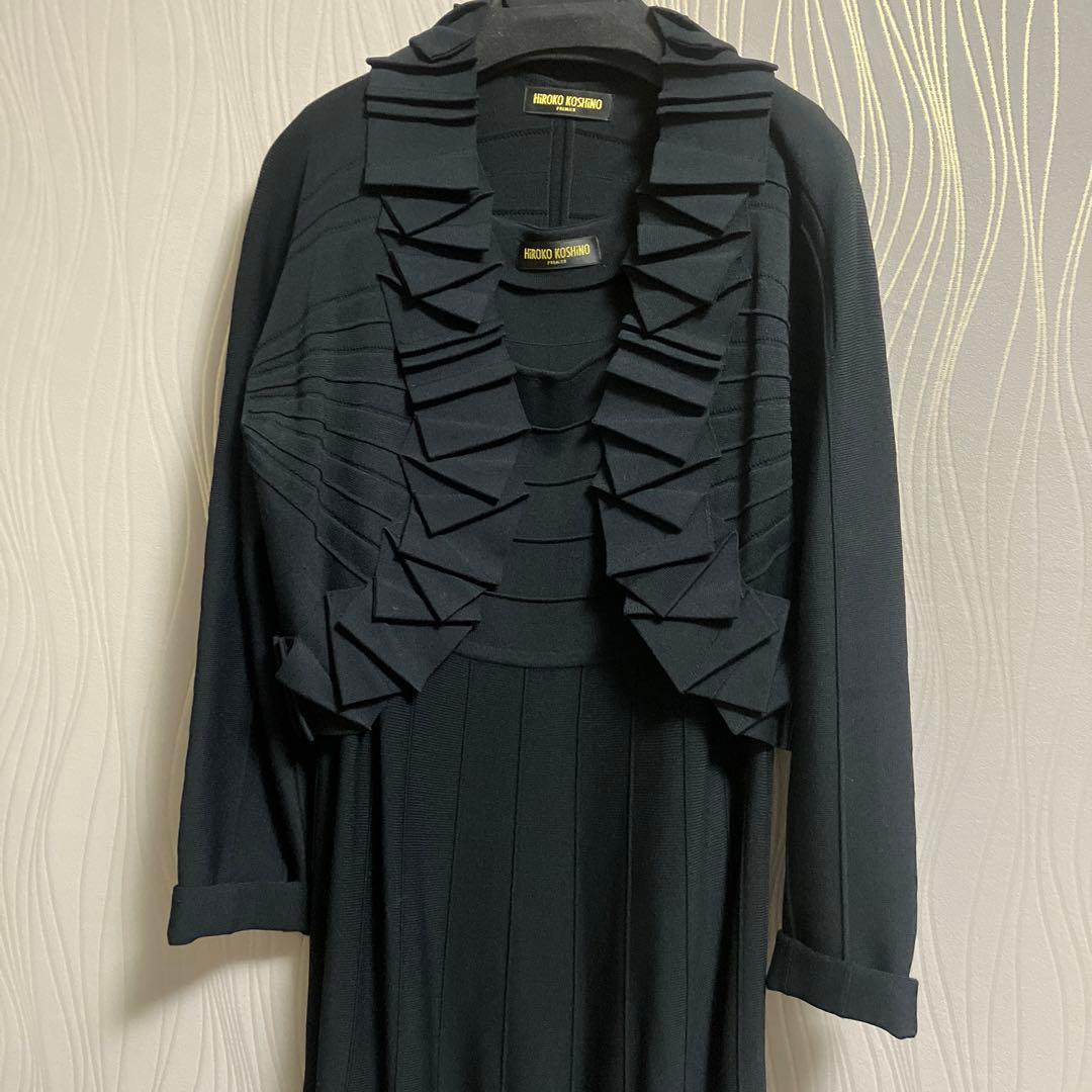 美品　ヒロココシノ　プルミエ　ニットアンサンブル