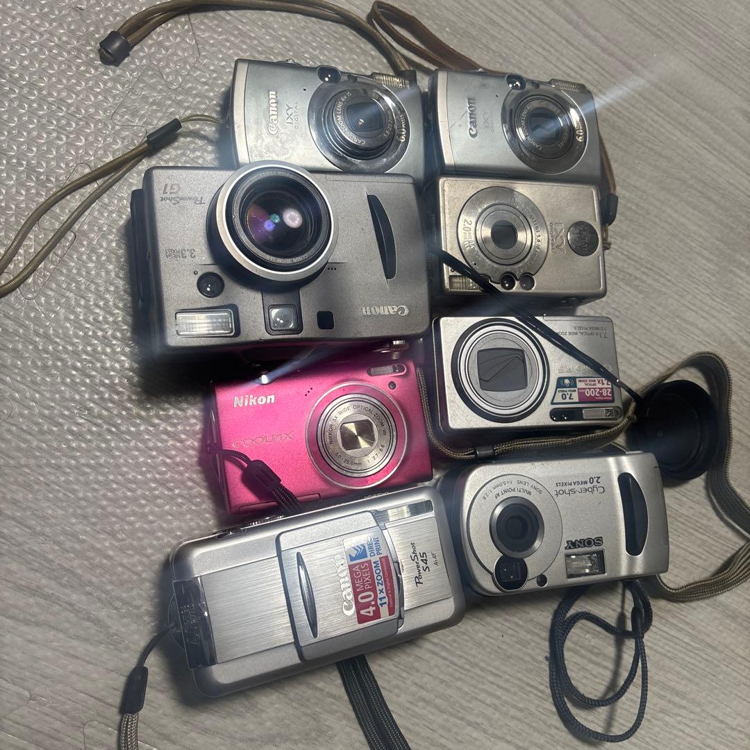 Canon/Nikon コンパクトデジタルカメラセット