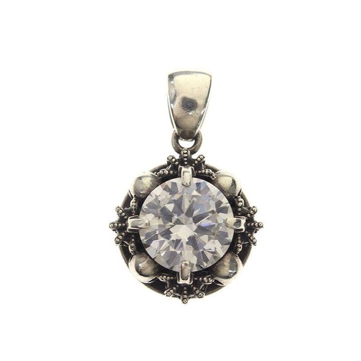 姫神 ジャスティンデイビス　ペンダントトップ　クロス　スカル　ジルコニア