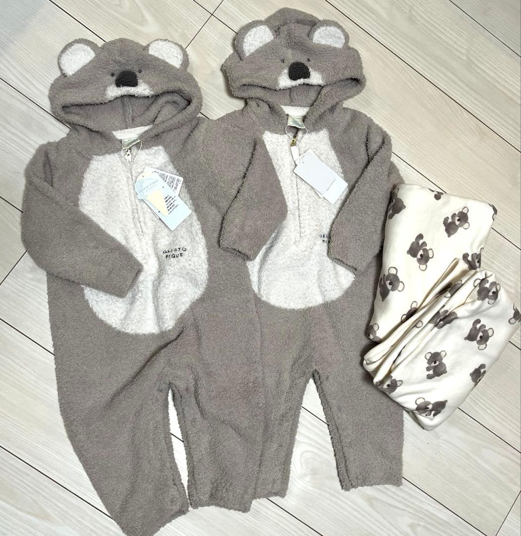 コアラロンパース2着とブランケット