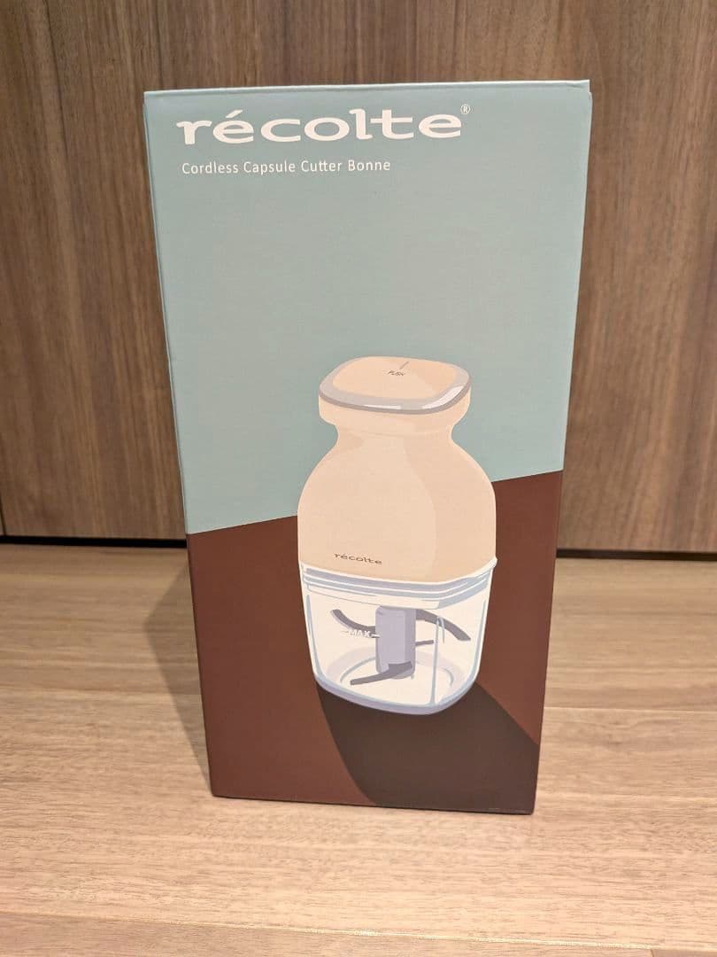 新品　recolte コードレス　カプセルカッター　ボンヌ RCP-7（W）