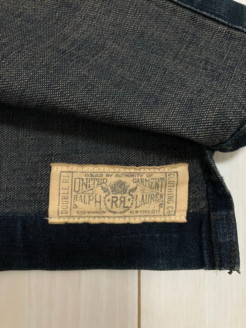 RRL デニムハーフボタンシャツプルオーバーラルフローレン