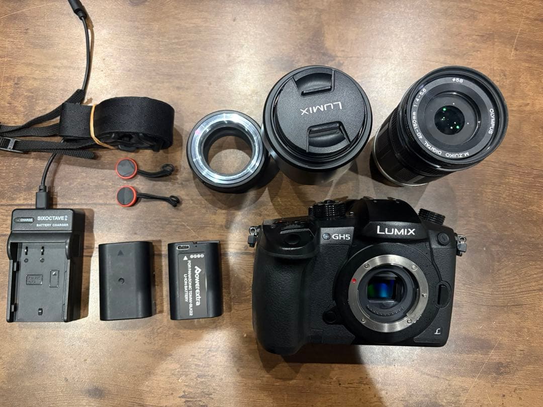 Panasonic GH5 レンズ　付属品多数