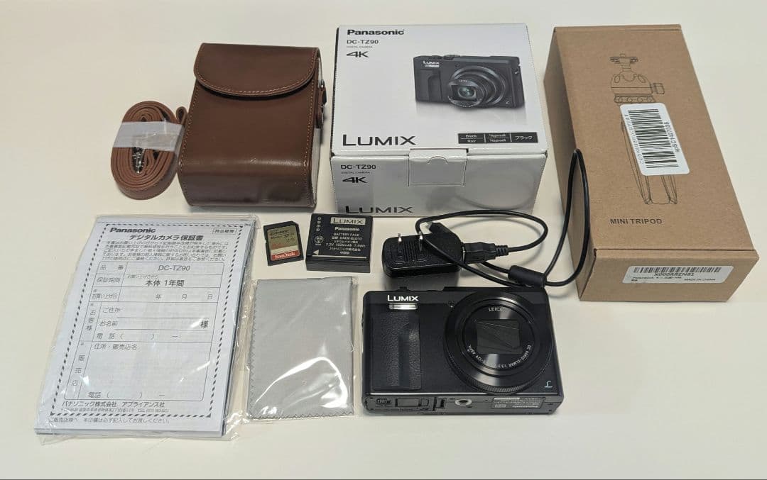 【美品】64GBメモリーカード付 Panasonic LUMIX DC-TZ90