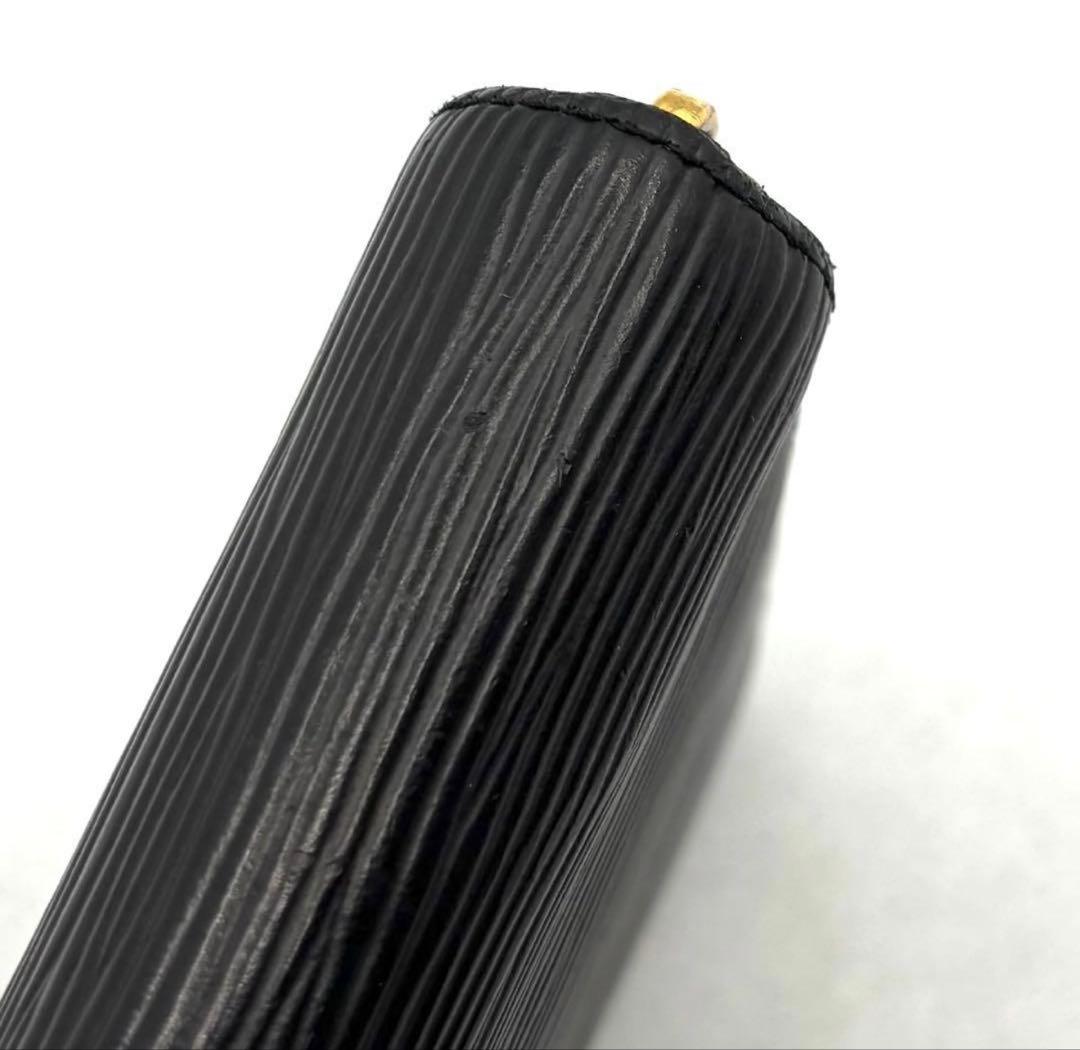【最新型IC美品】ルイヴィトン　エピ　ジッピーウォレット　ゴールド金具　ブラック