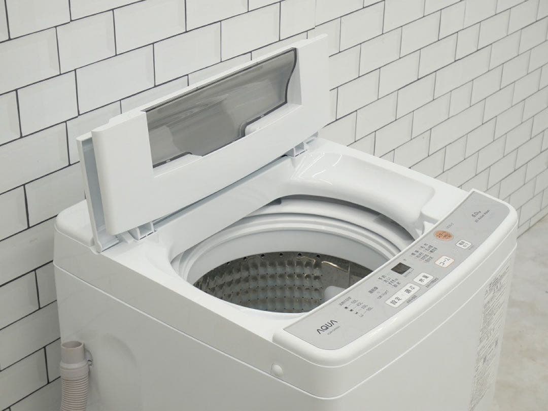 AQUA アクア 全自動洗濯機6kg ホワイト AQW-S6N(W) 上開き