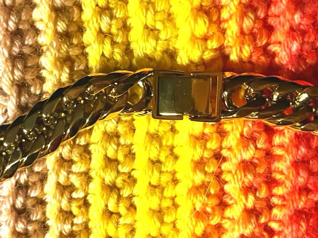 値引き！喜平 ネックレス k18 6面ダブル 1cm幅50cmステンレス キヘイ