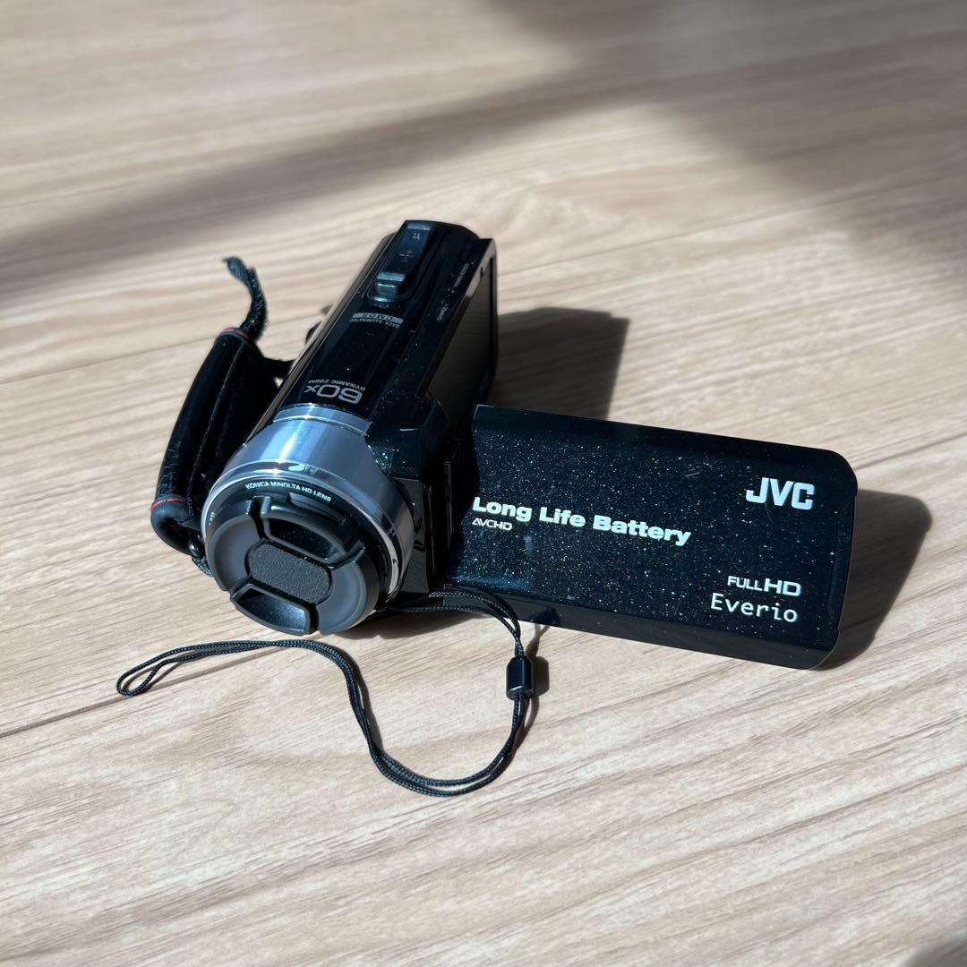 【ビデオカメラ】JVC Everio GZ-F117-B ブラック