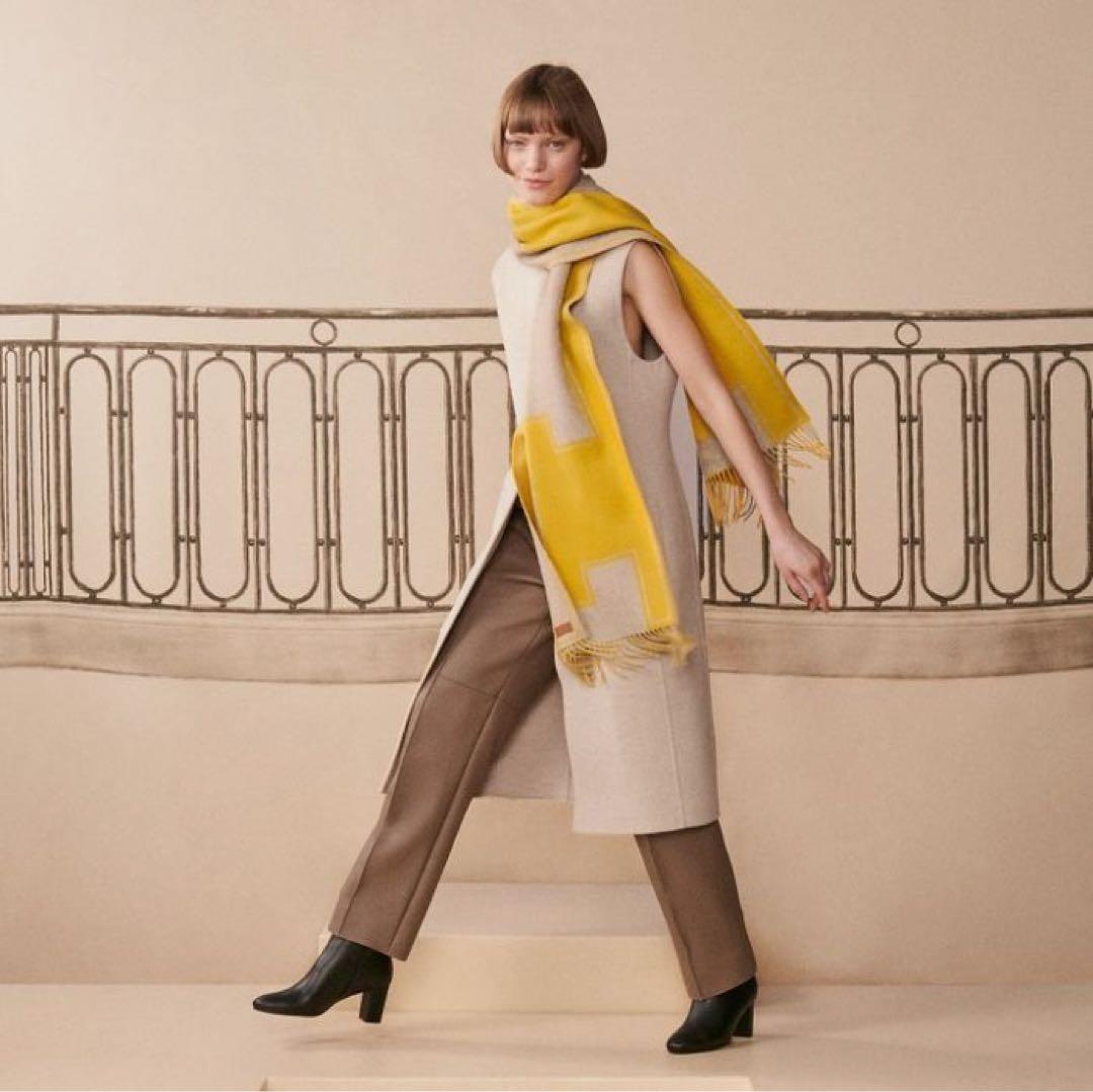 HERMES 24AW マフラー　クリーニング済み