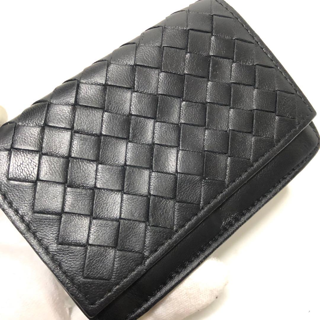 【美品】ボッテガヴェネタ　イントレチャート　カードケース　名刺入れ