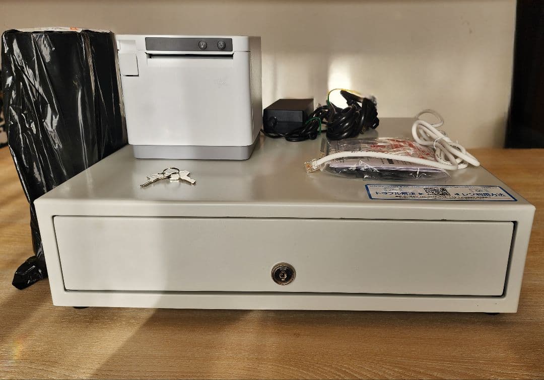 USENレジ スター精密【プリンター、ドロア、レジロール6本】