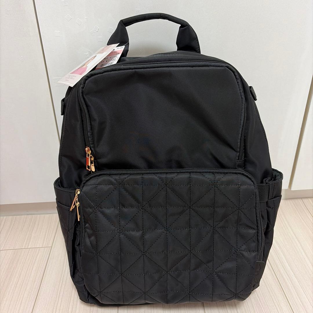 【新品】しまむら×MUMU キルティングマザーズバッグ　　多機能リュック