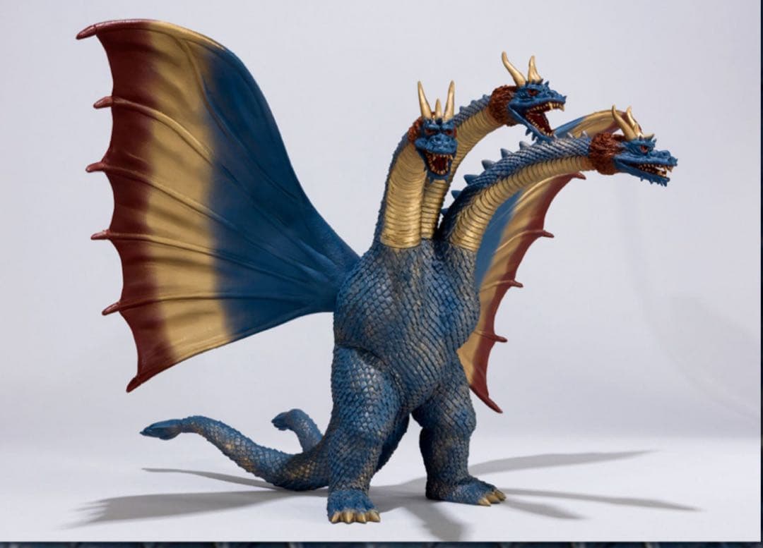 怪獣番外地　キングギドラ　三色カラー　NGカラー　ソフビ
