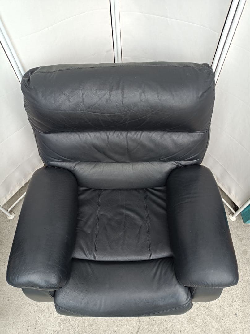 八6001【ニトリ】電動リクライニングソファ　ビリーバー　1人掛けソファ　本皮