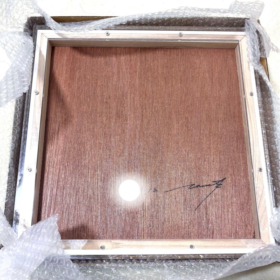 Tamimoon 「n」 サイン入り アルミマウント・UVプリント