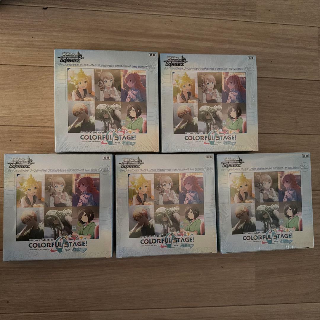 プロジェクトセカイ カラフルステージ！feat. 初音ミク Vol.3 5box