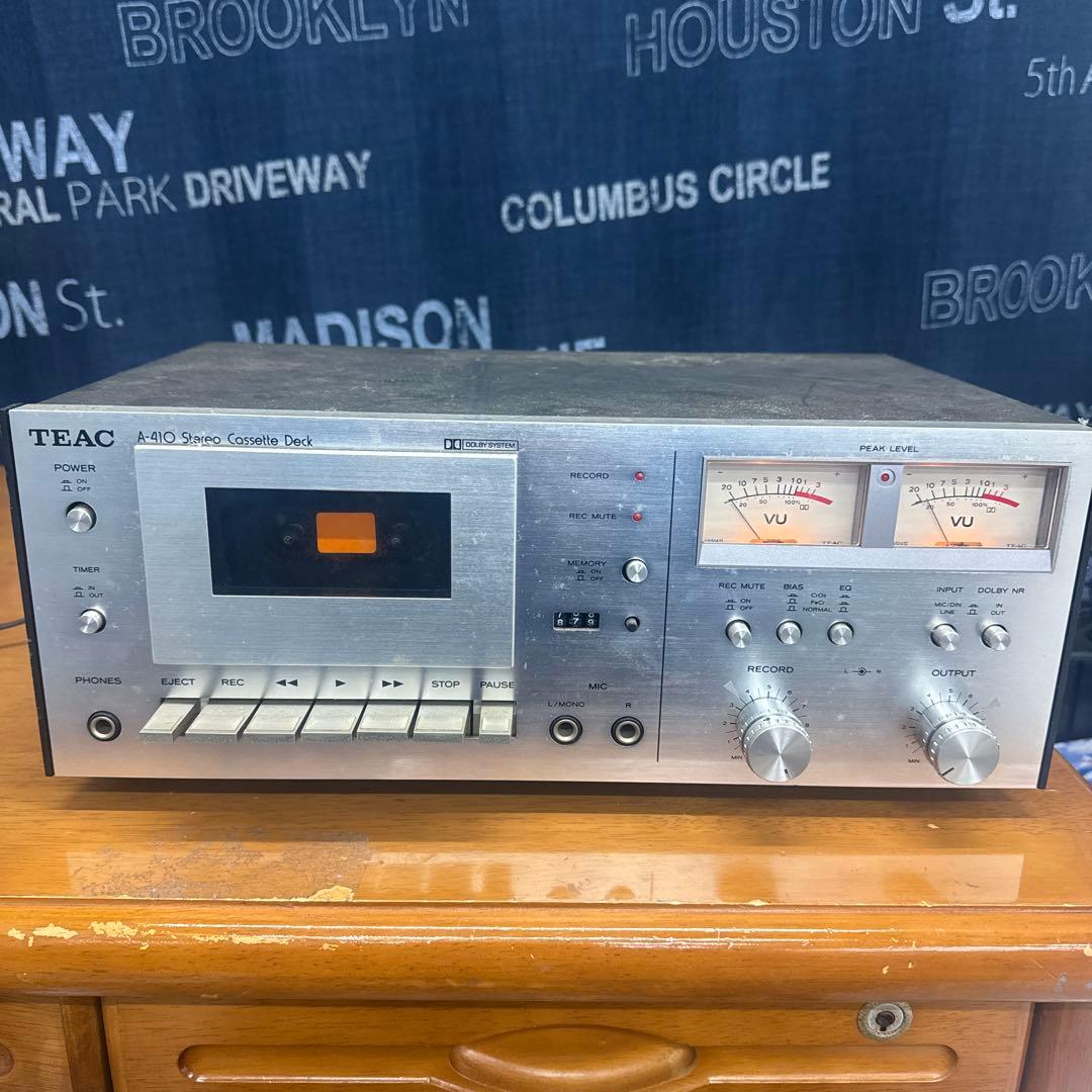ラジオ・コンポ Teac A-410 stereo cassette deck