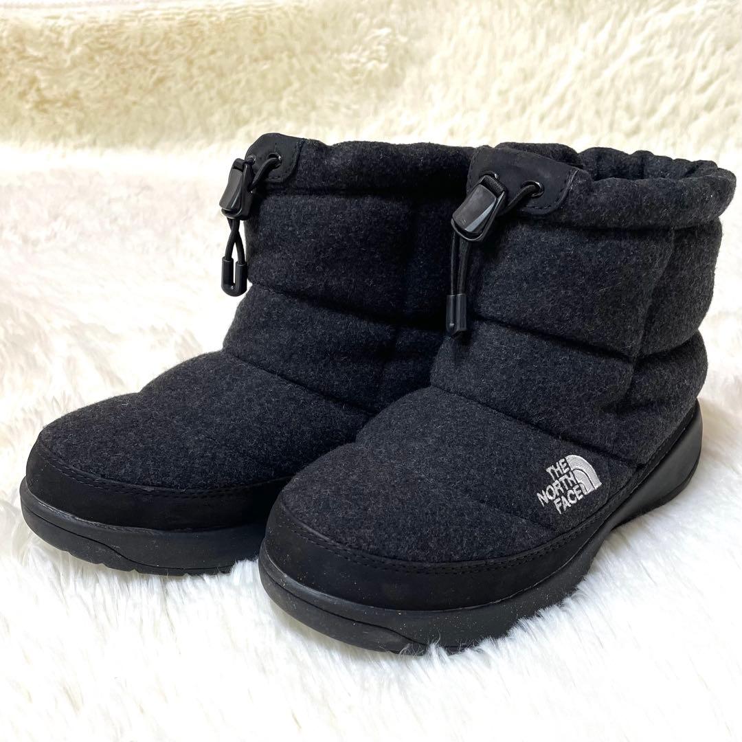 美品 ノースフェイス ヌプシブーツ ウール V ショート 23cm 撥水 保温